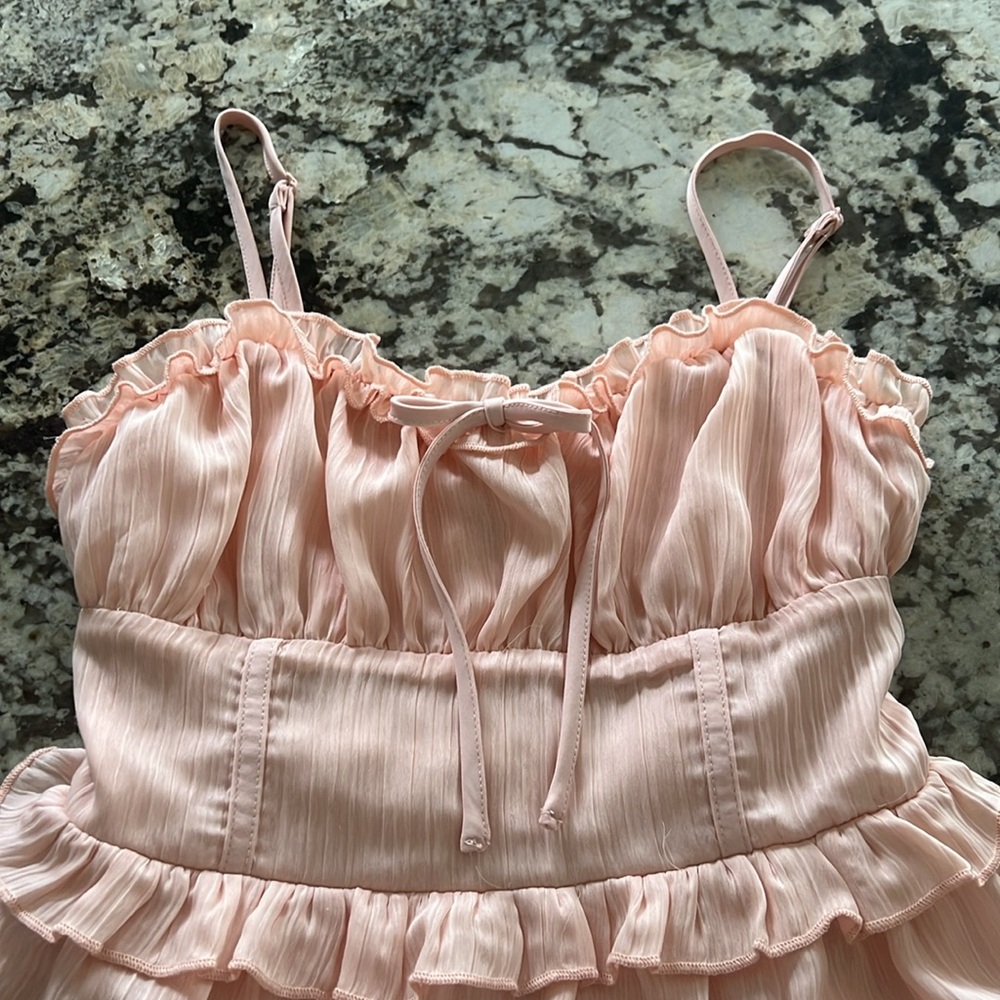 Wild Fable Pink Ruffle Dress - Picture 2 of 4